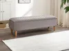 Sitzbank mit Stauraum - Samtstoff - Beige - DANIELE Produktbild-Vorschau 2