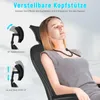 Ergonomická kancelářská židle Naspaluro, otočná židle s Náhled obrázku produktu 3