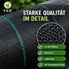 100 m² (2 m x 50 m) Unkrautvlies Schwarz F&R 100 g/m² – Produktbild-Vorschau 10