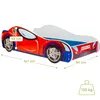 Autobett Kinderbett Jugendbett Spinnenauto-Motiv Kinder Produktbild-Vorschau 3