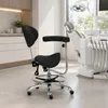 Tabouret cosmétique de coiffeur selle avec dossier et Voir les images du produit 10