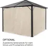 Blumfeldt Pavillon 3x3m, Rostfreier Aluminium-Pavillon mit Produktbild-Vorschau 4
