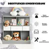 COSTWAY Dětský regál, regál na hračky s 5 přihrádkami a 3 Náhled obrázku produktu 4