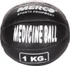 Schwarzer Leder-Medizinball, 3 kg Produktbild-Vorschau 5