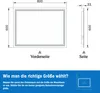 Badspigel mit Knopfschalter 80×60cm Kalt/Neutral/Warmweiß Produktbild-Vorschau 7