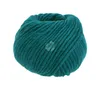 A ball of teal yarn on a white background. Produktbild-Vorschau