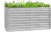 A metal raised garden bed filled with various green plants. Náhľad obrázku produktu