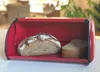 LS-LebenStil Vintage Brotkasten Rot 34cm Metall Retro Produktbild-Vorschau 3