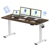 A standing desk with multiple monitors, a laptop, and accessories. Produktbild-Vorschau