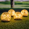 HI Sada 4 LED solárních praskajících skleněných lamp Náhled obrázku produktu 4