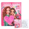 Depesche 12977 TOPModel-Malbuch mit Pailletten, Mehrfarbig Produktbild-Vorschau 2