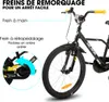 HILAND 20 Zoll Kinderfahrrad mit Stützrädern Handbremse Produktbild-Vorschau 3