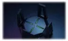 A high-tech router with glowing green accents, set against a dark, futuristic background. Podgląd zdjęcia produktu