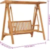 vidaXL Hollywoodschaukel 174 cm Massivholz Teak Produktbild-Vorschau 7
