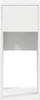 A white computer cabinet with a drawer is shown against a white background. Podgląd zdjęcia produktu