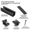 Halterung Montageset Solar Befestigung Dach Schiene PV Produktbild-Vorschau 3