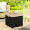 Yaheetech 2er Set Rattan Hocker Gartenhocker mit Produktbild-Vorschau 2