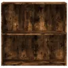 Bücherregal Räuchereiche 80x30x77 cm Holzwerkstoff Produktbild-Vorschau 4