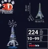 3D Puzzle Eiffelturm Glow-in-the-Dark Edition Produktbild-Vorschau 8
