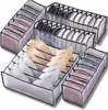 Set di cassettiere 5 pezzi per lavanderia organizer nero Anteprima dell’immagine prodotto 2