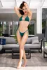 Chilirose - Cr 4449 Set Bikini Verde S/M Anteprima dell’immagine prodotto 11