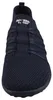Auf dem Bild ist ein blauer flacher Schuh zu sehen der von der Seite abgebildet ist. Die Oberseite des Schuhs zeigt eine schlichte und elegante Form mit einem minimalistischen Design. Produktbild-Vorschau