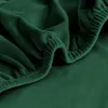 Stretch Sitzbezug für Stühle - 40 x 40 cm - Grün Samt - Produktbild-Vorschau 5