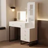 Toaletka Kosmetyczna Makijażu Wizażu Z Lustrem Led Glamour Podgląd zdjęcia produktu 5