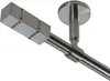 Gardinenstange Set Edelstahl Look Metall Ø 16mm zur Produktbild-Vorschau 1