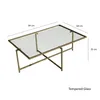 Skye Decor, Sun S410, table basse, or, 100 % verre trempé, Voir les images du produit 11