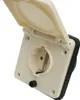 220V Aussensteckdose Vorzeltsteckdose Einbausteckdose IP44 Produktbild-Vorschau 1