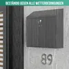 Avalo Briefkasten Edelstahl mit großem Schlitz - sicher & Produktbild-Vorschau 6
