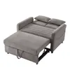 A gray sofa bed is shown from a slightly elevated angle against a white background. Produktbild-Vorschau