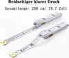 6 Bände Maßband Körpe 300cm/79 Zoll, Schneidermaßband Produktbild-Vorschau 3