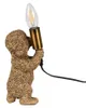 Clayre & Eef Tischlampe Hund 11x13x23 cm Goldfarbig Produktbild-Vorschau 4