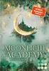 A book cover with a fantasy theme, featuring a crescent moon and a castle silhouette. Produktbild-Vorschau