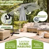 tillvex® Hliníková slunečník, obdélníkový, průměr 330 cm, Náhled obrázku produktu 3