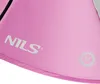 Close-up of a pink beach tent with branding and a UV protection symbol. Produktbild-Vorschau