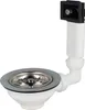tecuro Spülen-Siebkorbventil Ø 114 mm (3 1/2 Zoll) mit Produktbild-Vorschau 1