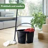 Wischeimer 18 L (2x9 L) Putzeimer mit Presse Zweikammer Produktbild-Vorschau 6