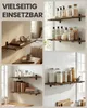 SONGMICS Wandboard aus Holz, modernes Regal, schwebend, für Produktbild-Vorschau 3