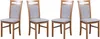 Chaise de salle à manger - Set 4x MILANO 5 noyer clair, Voir les images du produit 1