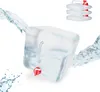 Relaxdays Faltkanister 4er Set, 15 l, Hahn, Schraubdeckel, Produktbild-Vorschau 1