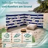 Lantigo Strandparavent Anker im Kreis 12m Windschutz Produktbild-Vorschau 9