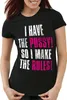 style3 I have the Pussy! So I make the Rules! Fun T-Shirt Produktbild-Vorschau 1