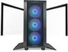 A computer case with RGB fans. Produktbild-Vorschau