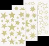 Heyda 203584469 Raamsticker "Sterren", glinsterend goud Productafbeelding-voorbeeld 1