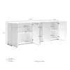 Sideboard >Mister< in weiss, Lack Hochglanz - Produktbild-Vorschau 5