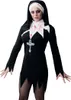 y Zombie Horror Nonne Kleid + Haube Gr. S Halloween Produktbild-Vorschau 1