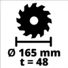 Einhell ponorná píla TE-PS 165 4331300 Náhľad obrázku produktu 20